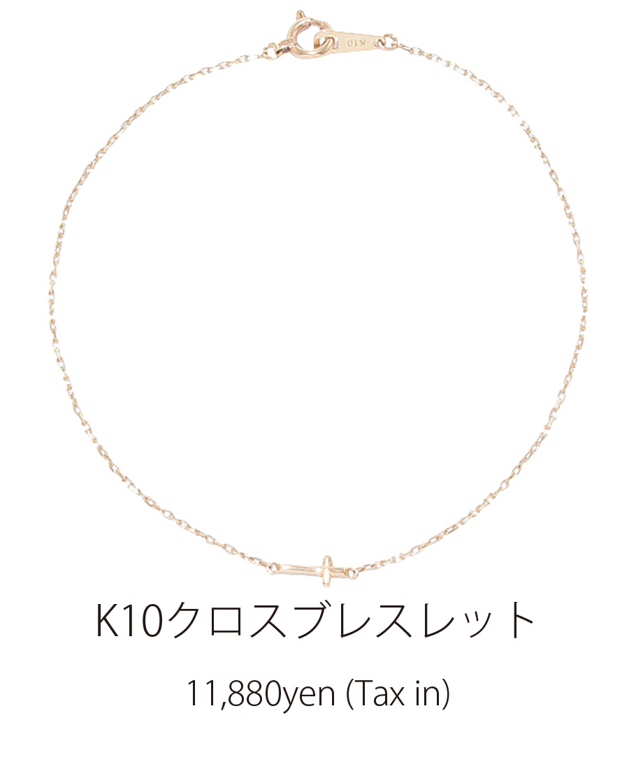 K10ｸﾛｽﾌﾞﾚｽﾚｯﾄ
